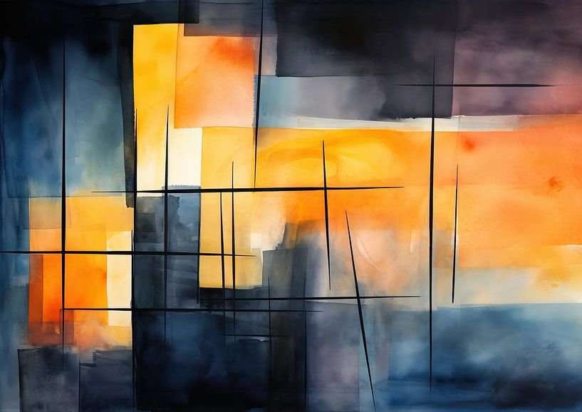 Abstracte Kunst 138973 van Abstract Schilderij