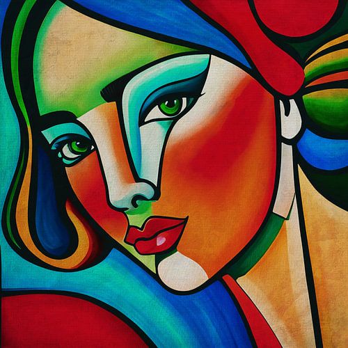 Portraits painted in expressionist style no.47