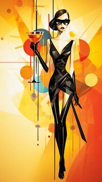 Partytime - The lady in black by Max Steinwald