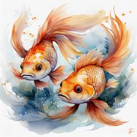 Goldfisch Paar