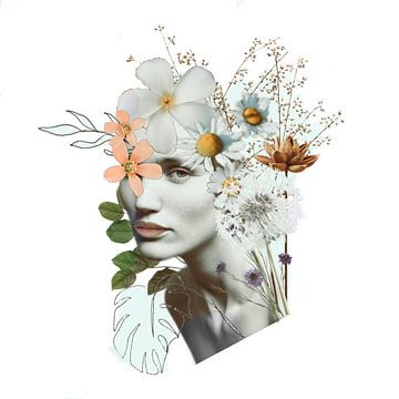 Schöner Blumenstrauß von Collage Aday