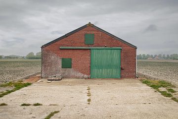 Ruhige Scheune auf dem Lande