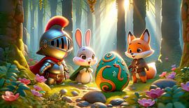 Magische Ostereierjagd im Zauberwald von artefacti