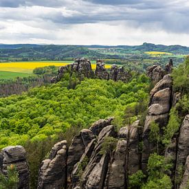 Schrammsteine, Saksisch Zwitserland - Torsteine van Pixelwerk