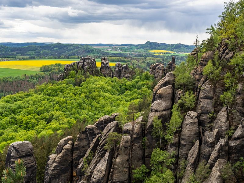 Schrammsteine, Sächsische Schweiz - Torsteine von Pixelwerk