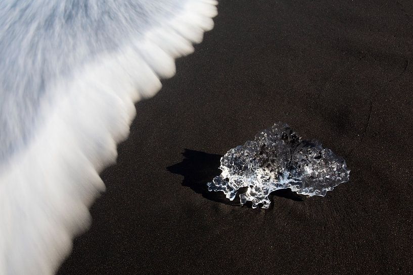 Chunks of ice on the beach by Sven-Erik Arndt