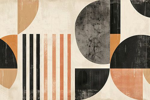 Moderne geometrische compositie