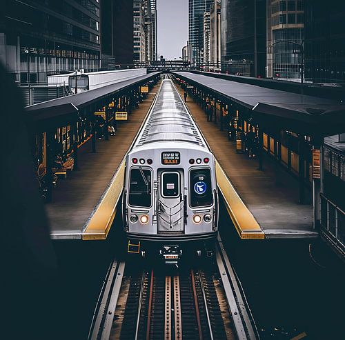 On the road in Chicago