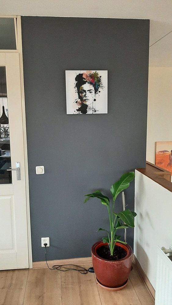 Black &amp; white with flower colour splash  von Bianca ter Riet 