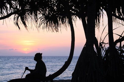 Bedelvrouwtje op Lombok
