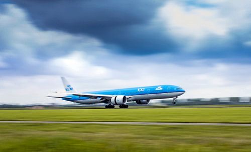 Klm speeding up on the polderbaan