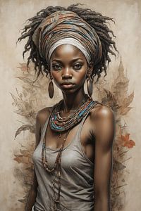 junges Afrikanisches Mädchen