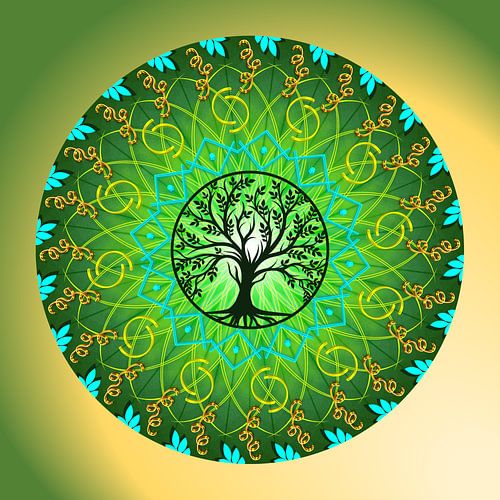 Kristal Mandala Sterzaad-02.08.2023 van SHANA-Lichtpionier