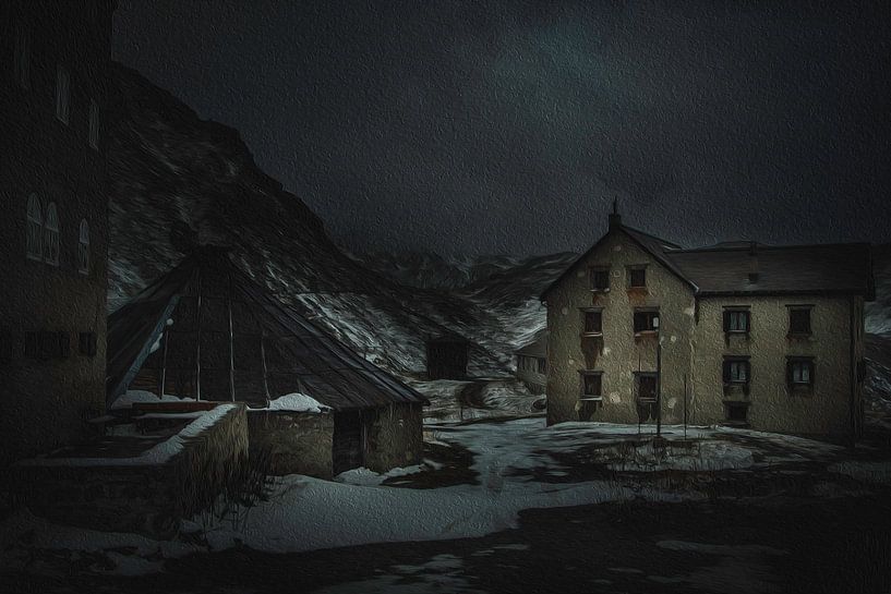 Fotoschilderij van Gothardpas van Mojca Osojnik
