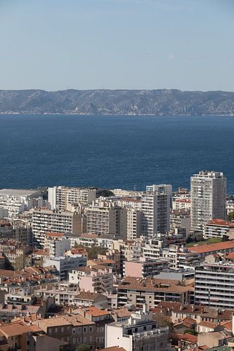 Marseille, mer Méditerranée et montagnes