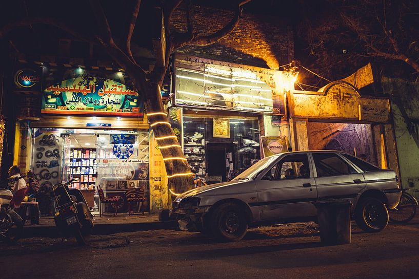 Les rues d'Égypte (Le Caire et Fayoum) 16 par FotoDennis.com | Werk op de Muur