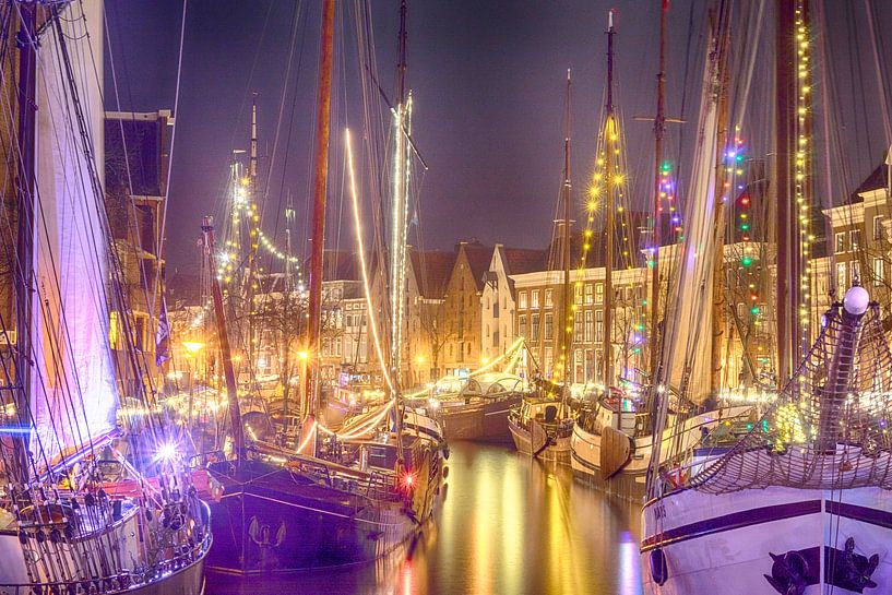 Winterwelvaart Groningen 2017 van Arthur de Groot