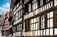 Fassade Fachwerkhaus  Gerberviertel Altstadt Frankreich Strassburg von Dieter Walther Miniaturansicht