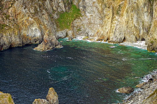 De Slieve League kliffen in het westen van County Donegal, Ierland
