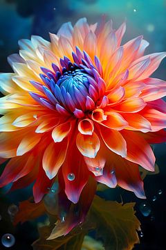 kleurrijke bloem van haroulita