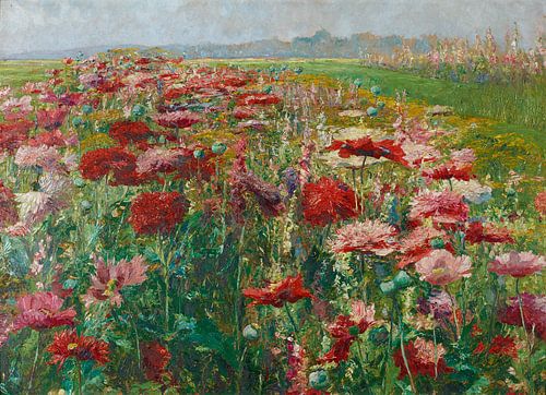 Olga Wisinger-Florian - Bloeiende klaprozen, ca. 1900