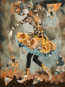 Contemporary art collage