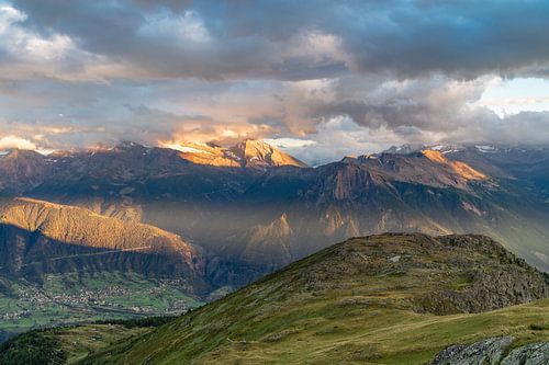 Zonsondergang in Wallis