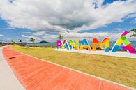 Panama bord op de Causeway in Panama City van Jan Schneckenhaus thumbnail