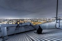 Gentse Skyline met persoon