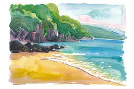 Sable doré de la Baie des Pirates Tobago Antilles