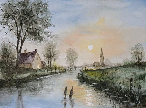 Aquarel part 337 van Tania Perneel