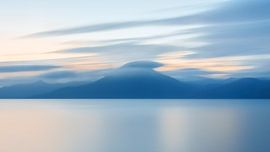 Blauer Sonnenuntergang