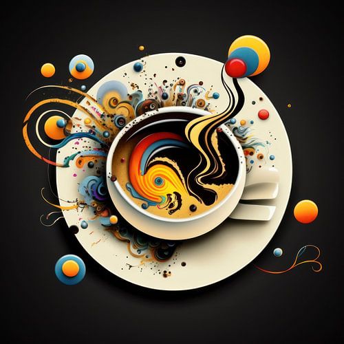 Kandinsky Coffee by Natasja Haandrikman