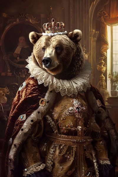 Royal bear by Poster Art Shop