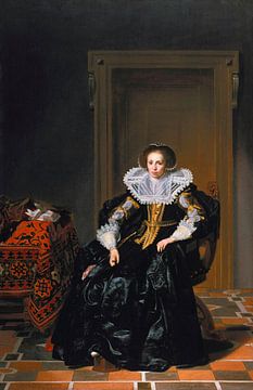 Portret van een dame, Thomas de Keyser