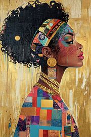 Colourful Portrait by Eye catching paintings