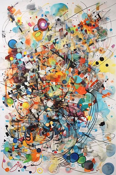 Kleurrijke Gedachtenwarboel van Art & Soul Creations