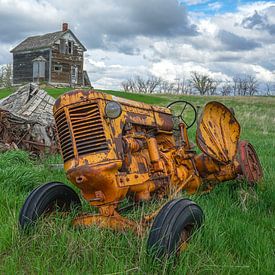 Oude boerderij in Canada van Co Bliekendaal
