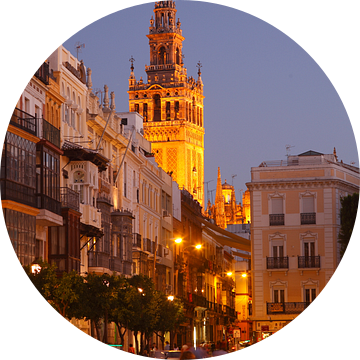 Sevilla: Uitzicht vanaf de Plaza de San Francisco tot aan de Giralda van Torsten Krüger