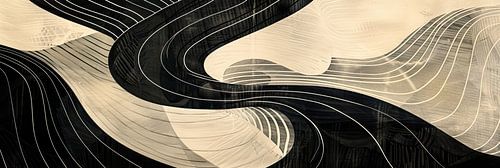 Œuvre d'art moderne et minimaliste