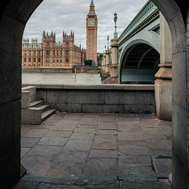 Big Ben and Tower Bridge London by Marianne Voerman