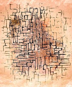 Abstraktion Inspiriert von Piet Mondrian