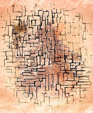 Abstraction Inspirée par Piet Mondrian sur FRESH Fine Art