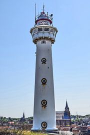Egmond aan Zee Town centre Lighthouse by Hendrik-Jan Kornelis