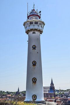 Egmond aan Zee Stadtzentrum Leuchtturm