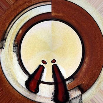 Erdungsspiralen 03 / Spirale / Farbstrudel