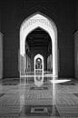 Innere der Sultan Qaboos Grand Moschee in Maskat-Oman  von Yvonne Smits Miniaturansicht