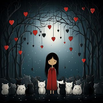 Catsy Valentine's Day by Karina Brouwer