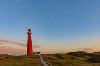 Panorama Schiermonnikoog in de duinen met de vuurtoren 