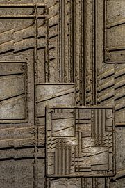 Betonblokbewerkingen 4 van Joost Bolten